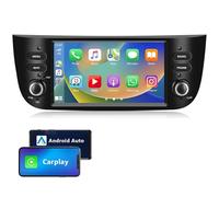GOFORJUMP 7 Pollici Double DIN Carplay Android Auto Car Stereo Radio Compatibile con Fiat Punto Supporto Bluetooth/Mirror Link/Navigazione GPS/SWC