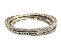 GOFORJUMP Cinghia a V di Ricambio per John Deere M150960, M151649, LT180 e LT190 (1/2"x144") (A142) Realizzata in Kevlar