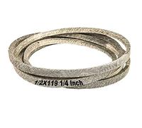 GOFORJUMP Cinghia trapezoidale di Ricambio per Compatibile con John Deere 42 Pollici Mower Deck Z225 Z235 EzTrak Zero-Turn Mower M154294 (1/2" x119 1/4") (A117) Realizzato con Kevlar