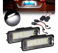 GOFORJUMP Luce Targa a LED Bianca da 2 Pezzi per V/olkswagen V/W Golf GTI CC R/abbit E/OS B/eetle P/haeton per P/orsche C/Ayman Cayenne
