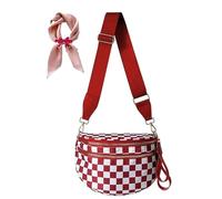 Gofree the Roomiest Crossbody, Go Free the Roomiest Crossbody, Emmafy Crossbodys Bags for Women, Adjustable Strap(Red)