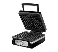 Mgo-24 Piastra Per Waffle, 2 Belgian Waffle Spesse, Piastre Antiaderenti, Regolabile 1400w