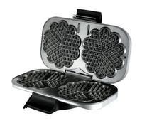 Gofriera Unold 48241 2 cuori antiaderente metallo nero argento 1300W