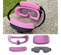 Goggles - 3 cuscinetti in schiuma per DJI AVATA 2 Goggles 3 custodia per maschera di spugna Liner Blackout comodo copriobiettivo per AVATA 2 accessori (rosa)