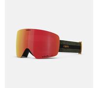 Goggles da sci contour Giro - occhiali da snowboard per uomini e donne - Trail Green Expedition Strap con vividi lenti a infrarossi vividi/vividi a i