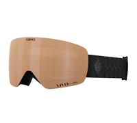 Goggles da sci gira RS - occhiali da snowboard per uomini e donne - cinghia di beatitudine nera con vivido rame/vivido lenti a infrarossi