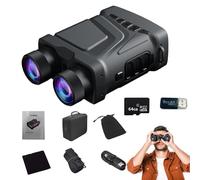 Goggles de Vision, Binocolo Termico a schermo HD,Binoculari 4K Design regolabile a 5 geni - Full Display HD a Torcia Elettrica con Grande schermo da 3 Pollici per la sicurezza e l'osservazione