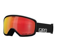Goggles per sci del ringo Giro - occhiali da snowboard per uomini donne e giovani - cinghia di black wordmark con vivido lente