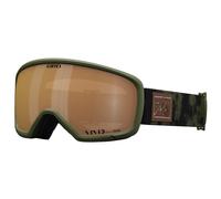 Goggles per sci del ringo Giro - occhiali da snowboard per uomini donne e giovani - cinghia di polvere di nuvola verde per pista con vivida lente a b