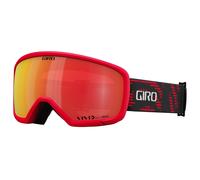 Goggles per sci del ringo Giro - occhiali da snowboard per uomini donne e giovani - cinghia di riverbero rosso con vivido lente