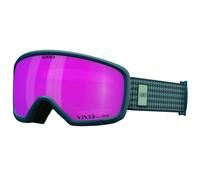 Goggles per sci gii Millie - occhiali da snowboard per donne e giovani - Ano Harbor Blue Lux Strap con vivido lente rosa