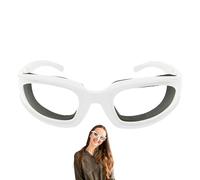 Goggles Per Taglio Di Cipolle - Protezione Da Taglio Senza Auto -u -tear | Goggle Di Laboratorio Di Sicurezza Protettiva Sopra Gli Occhiali Con Rivestimento Anticruolielo, Cucina Gogggle Da Gadget Da