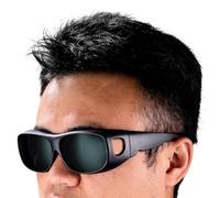 Goggles Professional Welding High-Definition Trasparente PC Lens With Light/Dark Green Shades, Multi-Functional Anti-Strong Light Protective Eye Glasses For Welders and Technicians, 16 x 15,5 cm Size