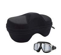 Goggles Protective Container Case - EVA Zippered | Large Hard Shell Storage | 19 x 12 x 8,5 cm, custodia in EVA resistente, chiusura con cerniera, con gancio, custodia protettiva, per diving