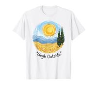 Gogh Fuori dalla Notte Stellata Amante della Natura Maglietta