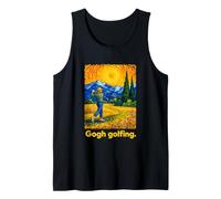 Gogh Golfing Artistic Golfer Landscape Canotta