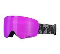 GOGLES GOGLE SKI GIRO - GOGGLES PER UMI E DONNE - Strap lux botanico nero/grigio con lenti a infrarossi vividi rosa/vivido