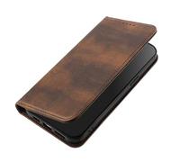 GOGME Cover Custodia per VIVO X200 FE, Custodia Pelle con Portacarte & Supporto - Protezione Integrale Chiusura Magnetica - Marrone