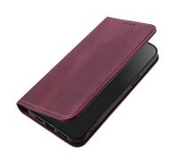 GOGME Cover Custodia per VIVO X200 FE, Custodia Pelle con Portacarte & Supporto - Protezione Integrale Chiusura Magnetica - Rosso