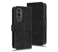 GOGME Cover Folio in Pelle per Oneplus Nord 5, Premium PU + TPU Protettiva Custodia Magnetica Flip Case Stile con Supporto di Stand/Carte Slot, Nero