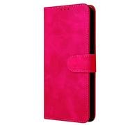 GOGME Cover Folio in Pelle per Oneplus Nord CE5, Premium PU + TPU Protettiva Custodia Magnetica Flip Case Stile con Supporto di Stand/Carte Slot, Rosso
