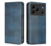 GOGME Cover per Doogee Note 56, Custodia Portafoglio in Pelle con Protezione RFID, Flip Cover con Supporto e Slot per Schede - Blu