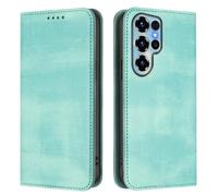 GOGME Cover per Doogee Note 56X / Note 56X Pro, Custodia Portafoglio in Pelle con Protezione RFID, Flip Cover con Supporto e Slot per Schede - Verde chiaro