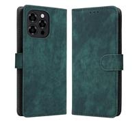 GOGME Cover per DOOGEE Note 59 / Note 59 Pro, Custodia Portafoglio in Pelle con Slot Carte, RFID Case Protettiva TPU Antiurto - Verde
