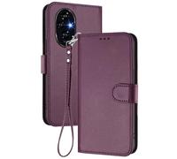 GOGME Cover per Huawei Honor 200, Custodia Portafoglio in Pelle Premium con Chiusura Magnetica, Portacarte, Supporto e Cinturino - Viola