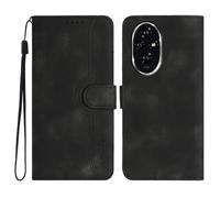 GOGME Cover per Huawei Honor 200 Pro, Custodia Pelle con Portacarte & Supporto - Protezione Integrale Chiusura Magnetica - Nero