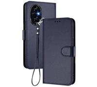 GOGME Cover per Huawei Honor 200 Pro, Custodia Portafoglio in Pelle Premium con Chiusura Magnetica, Portacarte, Supporto e Cinturino - Blu