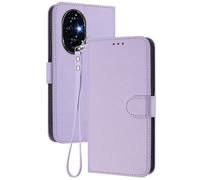 GOGME Cover per Huawei Honor 200 Pro, Custodia Portafoglio in Pelle Premium con Chiusura Magnetica, Portacarte, Supporto e Cinturino - Viola chiaro
