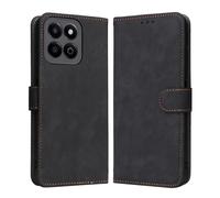 GOGME Cover per Huawei Honor 200 Smart, Custodia Portafoglio in Pelle con Slot Carte, RFID Case Protettiva TPU Antiurto - Nero