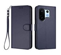 GOGME Cover per VIVO X200 FE, Custodia Portafoglio in Pelle Premium con Chiusura Magnetica, Portacarte, Supporto e Cinturino - Blu