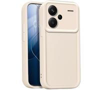 GOGME Cover per Xiaomi Redmi Note 13 Pro+ Plus 5G, Custodia Protettiva Completa in Silicone TPU Morbido, Cover Antipolvere Antiurto - Bianco