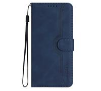 GOGME Cover per ZTE Blade V70 Vita, Custodia Pelle con Portacarte & Supporto - Protezione Integrale Chiusura Magnetica - Blu scuro