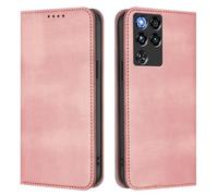 GOGME Cover per ZTE nubia RedMagic 11 Pro / 11 Pro+, Custodia Portafoglio in Pelle con Protezione RFID, Flip Cover con Supporto e Slot per Schede - Rosa