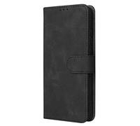 GOGME Leather Folio Cover per VIVIO V23 5G Cover, PU + TPU Leather Wallet Case, Premium Filp Cover Custodia in Pelle Portafoglio con Funzione Stand, Nero