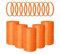 GOGO 100 Pezzi Braccialetti Silicone Personalizzabili, Braccialetti Sottili in Silicone per Adulti, Braccialetti Gomma Accessori per Feste