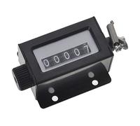 GOGO 5 Contatore di Conteggio Manuale a Cifre, Contatore Meccanico Azzerabile Della Corsa di Trazione per Macchina Strumentale