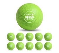 GOGO Confezione da 10 Palline per Massaggio Personalizzate, Sfere per Rilascio Miofasciale con Marchio Personalizzato, Rullo Yoga per Tessuti Profondi e Punti Trigger