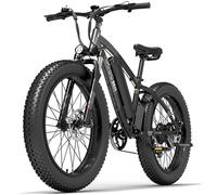 GOGOBEST GF600 Bici elettrica 26 Fat Tire Mountain Bike 1000W 48V 13AH Dirt Ebike per adulti Shimano 7 velocità-Grigio - Nouvo