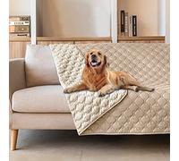 gogobunny Coperta impermeabile 100% double-face per cani, divano, protezione per mobili per cuccioli, cani di taglia grande, reversibile, 132 x 203 cm (confezione da 1), beige scuro/beige chiaro)
