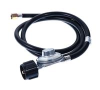 Gogogmee 1.5m Regolatore Gas Gpl Bassa Pressione con Tubo Flessibile per Forno BBQ E Adattatore Sicuro per Connessione Ermetica