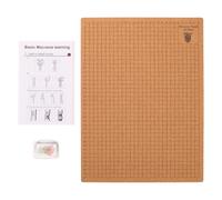 Gogogmee 1 Set di Pannelli per progetti in macramè con spilli a T - Attrezzo per intrecci Fatti a Mano - Pannelli in Sughero con Griglie da 16x12 Pollici per Braccialetti, trecce, Parrucche