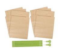 Gogogmee 1 Set Tavola Braille Gadget Per Non Vedenti Piastra Di Scrittura Braille Carta Da Scrivere a Mano Lavagna e Stilo Di Scrittura Braille Accessorio Braille Fornitura Braille Plastica