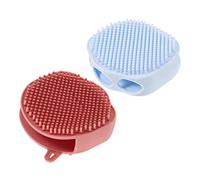 Gogogmee 1 Spazzola Da Bagno in Silicone Esfoliante Per Il Corpo Spazzola Per Il Cuoio Capelluto Portatile Per La Doccia Materiale Delicato Sulla Pelle