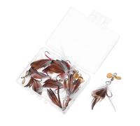Gogogmee 10 Artificial Fishing Lures With Propeller And Hook Lightweight Flying Fish Baits Vibrant For Bass Panfish Trout Freshwater And Saltwater Use
