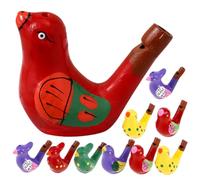Gogogmee 10 Fischietto a Soffio in Materiale Porcellanato Forma Di Volatile Piccolo Fischietto Per Bambino Giocattolo Per Feste Oggetto Per Eventi Per Bambino