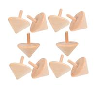 Gogogmee 10 Giochi in Legno da Dipingere per Artigianale Fatta Mano Educativo per Sviluppo Coordinazione Occhio Mano Materiale Naturale Adatto Casa